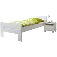 Ticaa Einzelbett "Bert" 100x200 weiß von TICAA