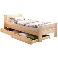 Ticaa Einzelbett "Bert" 90x200 Natur von TICAA