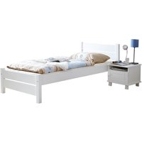 Ticaa Einzelbett "Bora" 100x200 weiß von TICAA