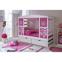 Hausbett Rosa Var 4- mit 2er Schubkästen von TICAA