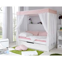 Ticaa Himmelbett Rosa Var. 1 - mit Zusatzbett - von TICAA