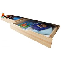 Schubkasten 2er Set für Etagenbetten Kiefer Natur von TICAA