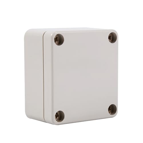 IP66 Wasserdichte Elektronik -Projektboxen, Plastik -Elektro -Anschluss -Anschluss -Gehäuse, 1PC ABS Junction Box Anschluss Outdoor Wasserdichtes Gehäuse (65 * 60 * 35 mm) von TICFOX