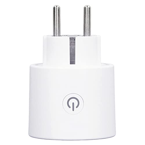 TICFOX Intelligente WiFi-Steckdose, Runder Europäischer Stecker, 4000 W, ABS, APP, Fernbedienung, Timing, Drahtlose Steckdose, 4000 W, EU-Stecker, 250 V von TICFOX