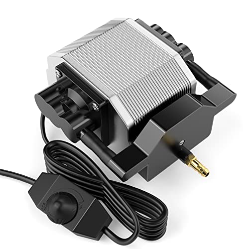 Laser Graviermaschine Laser Air Assist - 30L/min Air Assist Kit Laser Luftpumpe Set für Laser Cutter Lasermodul Laser Graviermaschine Holz Lasergravur Graviermaschine, Gravurwerkzeug von TICFOX