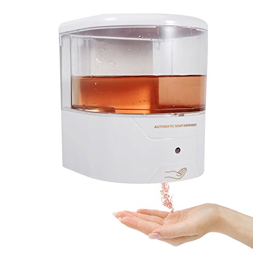 TICFOX Seifenspender,600 Ml,Handdesinfektionsmittelspender,Automatischer Sensor-Seifenspender,Wandmontiertes Badezimmer-Duschgel von TICFOX