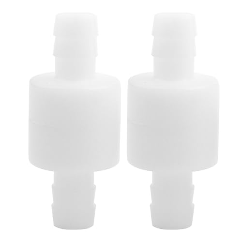 TICFOX 10 Mm Nicht-Rückkehrventil, Kunststoff-Inline-Scheckventil, 2pcs 10 Mm Plastikprüfventil Non-Return One-We-Ventil für Gasflüssigkeit von TICFOX