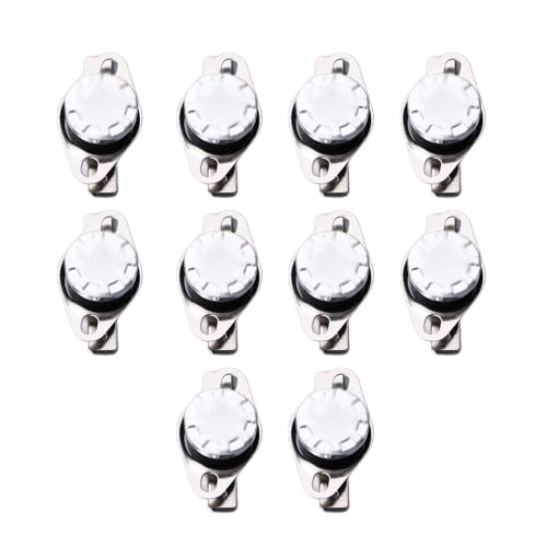 TICFOX 10PCS Thermoschalter KSD301 Normalerweise Geschlossen 135 Grad Celsius Thermostat Temperaturschalter 250V 10a TICFOX 10PCS Thermoschalter KSD301 Normalerweise Geschlossen 135 Grad Celsius Thermostat Temperaturschalter 250V 10a von TICFOX