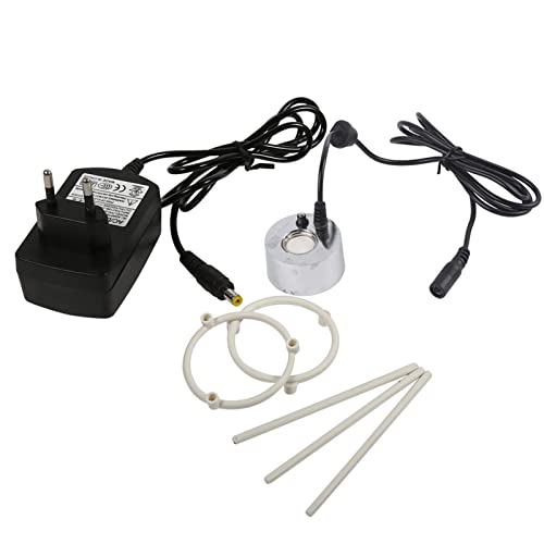 TICFOX 24-V-Ultraschall-Nebelmaschine Mit Netzteil,Ultraschallvernebler,Fog Water Fountain,Pond Atomiser,Nebelmaschine Für Aquarien,Wasserbrunnen,Teich 100?240V(EU Plug) von TICFOX