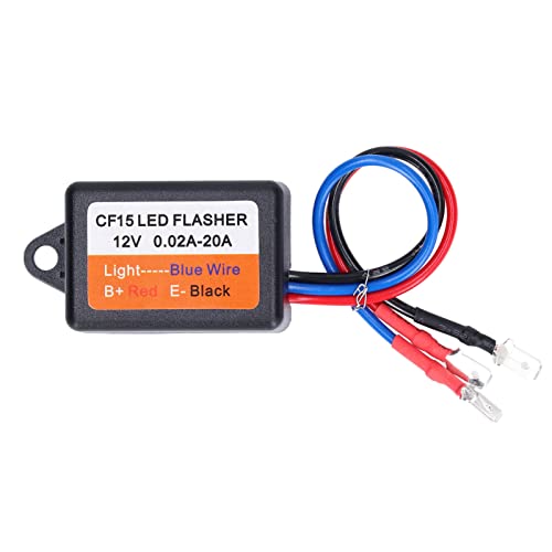TICFOX Blitzlicht-Controller, Auto-Blinkermodul, LED-Blinkerrelais, 12 V, 0,02-20 A TICFOX Blitzlicht-Controller, Auto-Blinkermodul, LED-Blinkerrelais, 12 V, 0,02-20 A von TICFOX