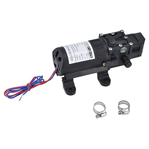 TICFOX Membranpumpe,12V Wasserpumpen 1,0 MPA 5,5 L/Min Selbstansaugende Pumpe für Gartensprinklern Wasserhähnen Wohnwagen von TICFOX