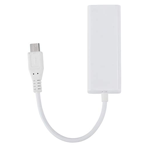 TICFOX Micro USB zu RJ45 Ethernet Adapter, USB 2.0 zu 10/100Mbps Ethernet Anschluss zur Erweiterung von Laptops und PCs TICFOX Micro USB zu RJ45 Ethernet Adapter, USB 2.0 zu 10/100Mbps Ethernet Anschluss zur Erweiterung von Laptops und PCs von TICFOX