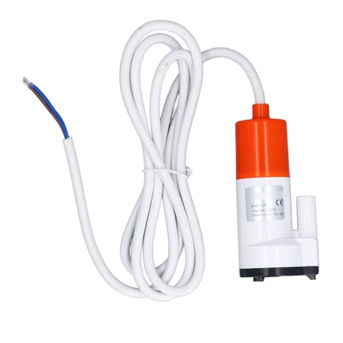 Tauchpumpe Wasserpumpe 12V Mini Wasserpumpe Schlauch, Ultra leise 16lpm RV Förderhöhe Frischwasserpumpe für Wohnwagen, Wohnmobil, Yacht, Camping von TICFOX