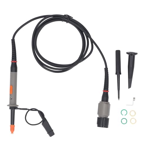 Ticfox 500 MHz Oszilloskop -Test Blei, Universelle Oszilloskope Passive Hochimpedanz -Kit Austauschbare Hochempfindlichkeit mit BNC -Anschluss T6500 von TICFOX