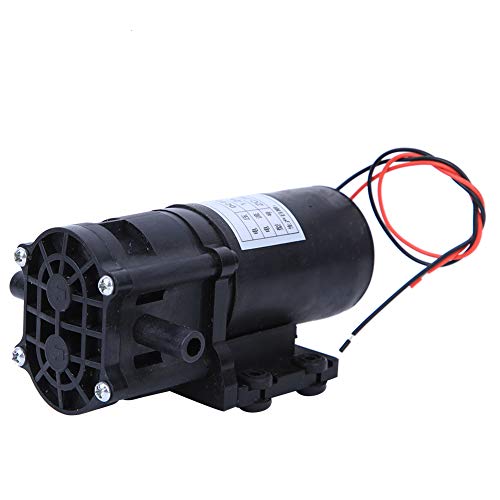 Ticfox DC 24 V Wasserpumpen, ZC750 3,0 Kg Druck 4,2 L/min Durchfluss Hochdruck Selbstprimierter Bürstenmotorwasserpumpen für Wasserreinerfüllmaschine von TICFOX