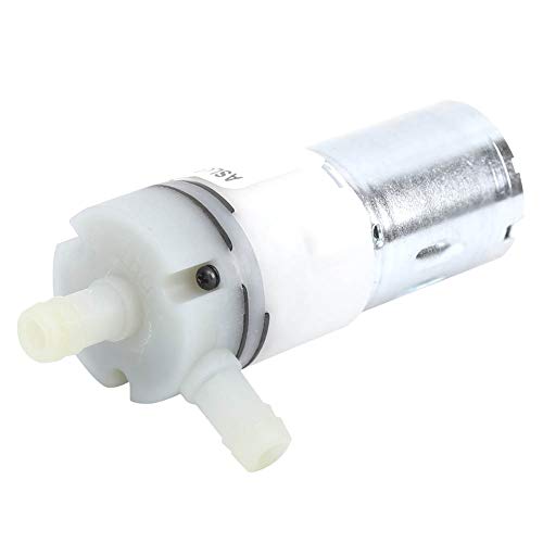 Ticfox Mini-Miniatur-Selbstpriming-Pumpe, DC 12 V Mini Wasserpumpen Edelstahl Elektrische Wasserpumpe Mikrovakuumpumpe für Teemaschinenfischtank von TICFOX