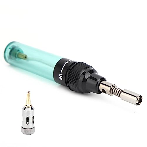 Ticfox Nachfüllbares Gaslötchen Eisenstift, Gaslötendem Eisen -Fassendeck -Gasbrenner Ergonomische Gasblasbrenner für Elektronische PC -Reparaturwerkzeuge von TICFOX