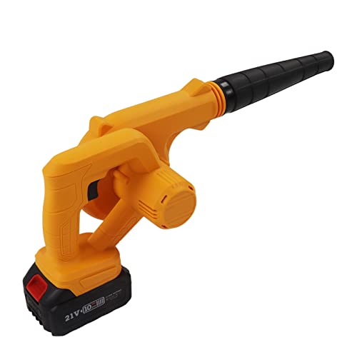 Ticfox Schnurloses Blattgebläse, Elektrisches Blattgebläse Schnurloses Batteriebetriebener, Geräuschloser Multi Funktional Wiederaufladbarer Gebläse für Garten, Terrasse, Schnee (EU -Stecker) von TICFOX