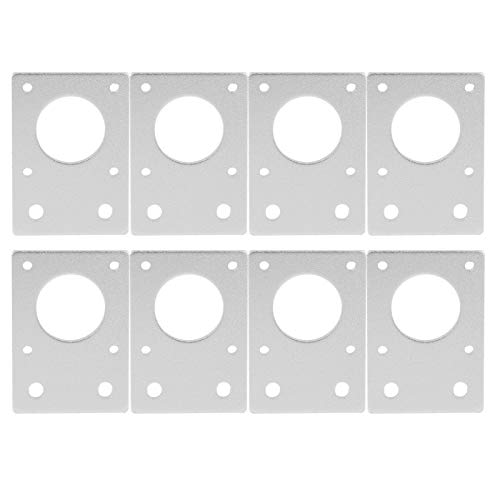Ticfox Stepper -Motor -Montagehalterung, 42 Stepper Motorhalterung Flachhalterung Aluminiumlegierung Montage -Montage -Platte für 3D -Drucker (Silber) von TICFOX