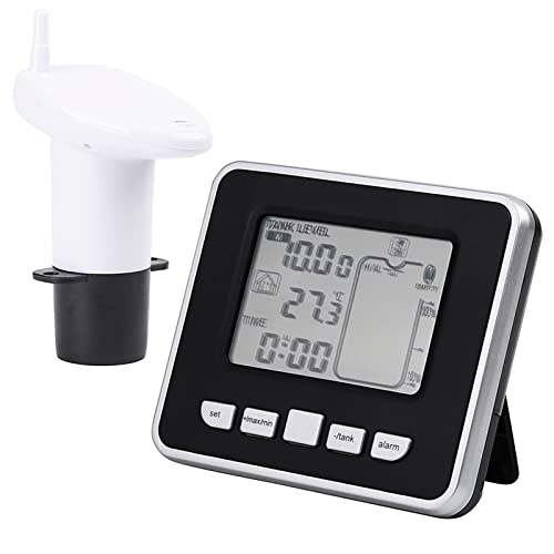 Ticfox Ultraschall-Füllstandssensor, Öltank-Füllstandsanzeige, Ultraschall-Wassertank-Flüssigkeitstiefenmesser-Sensor mit Temperaturanzeige für Innenwassertanks Ticfox Ultraschall-Füllstandssensor, Öltank-Füllstandsanzeige, Ultraschall-Wassertank-Flüssigkeitstiefenmesser-Sensor mit Temperaturanzeige für Innenwassertanks von TICFOX