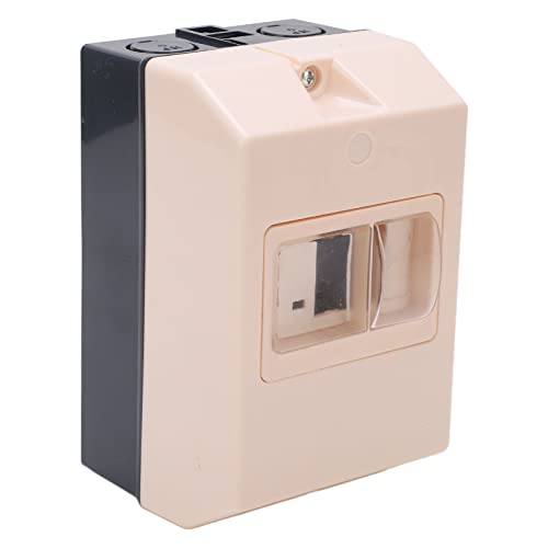 Ticfox Verteilungsschutzbox, Wassersicherer Leistungsschalter Box Wear Proof Palm Ablehnungsfunktion ABS -Verteilungsbox für Garten oder Außenbereiche Ticfox Verteilungsschutzbox, Wassersicherer Leistungsschalter Box Wear Proof Palm Ablehnungsfunktion ABS -Verteilungsbox für Garten oder Außenbereiche von TICFOX
