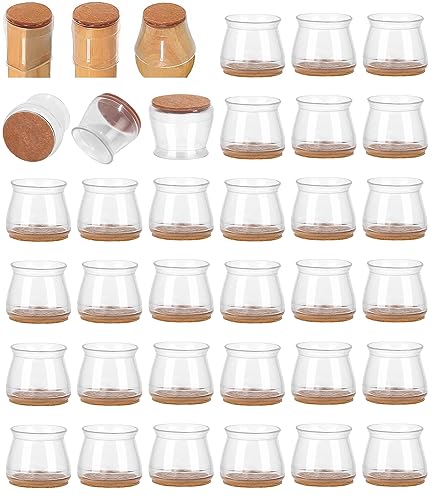 36 Stück Schutzkappen,TIDEVAN Stuhlbeinkappen Groß Bodenschoner für Stühle 30-45mm Schutzkappen für Stuhlbeine für Hartholzböden für Rund und Eckig Stuhlbeine mit Filzpolstern für Fliesen Laminatboden 36 Stück Schutzkappen,TIDEVAN Stuhlbeinkappen Groß Bodenschoner für Stühle 30-45mm Schutzkappen für Stuhlbeine für Hartholzböden für Rund und Eckig Stuhlbeine mit Filzpolstern für Fliesen Laminatboden von TIDEVAN