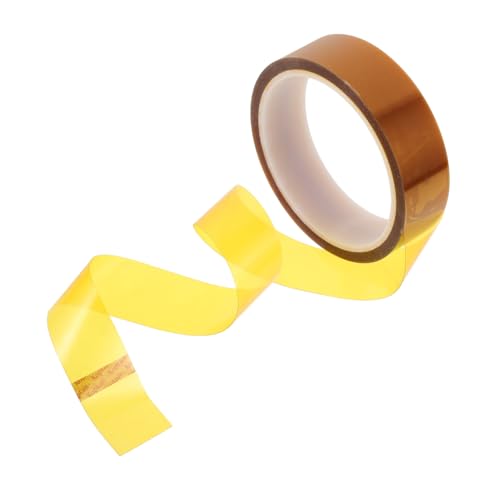 TIDTALEO 1 Rolle Hitzebeständiges Polyimid Klebeband Rolle Doppelseitiges Isolierband für Sublimation Hohe Temperaturbeständigkeit für Industrie Elektronik TIDTALEO 1 Rolle Hitzebeständiges Polyimid Klebeband Rolle Doppelseitiges Isolierband für Sublimation Hohe Temperaturbeständigkeit für Industrie Elektronik von TIDTALEO