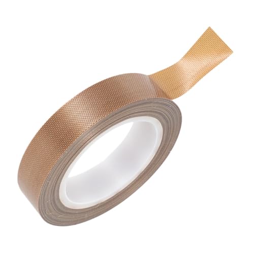 TIDTALEO 1 Rolle Ptfe Isolierband Hitzebeständiges Klebeband für Vakuumversiegelungsgeräte Langlebig Abriebfest Hohe Temperaturbeständigkeit TIDTALEO 1 Rolle Ptfe Isolierband Hitzebeständiges Klebeband für Vakuumversiegelungsgeräte Langlebig Abriebfest Hohe Temperaturbeständigkeit von TIDTALEO