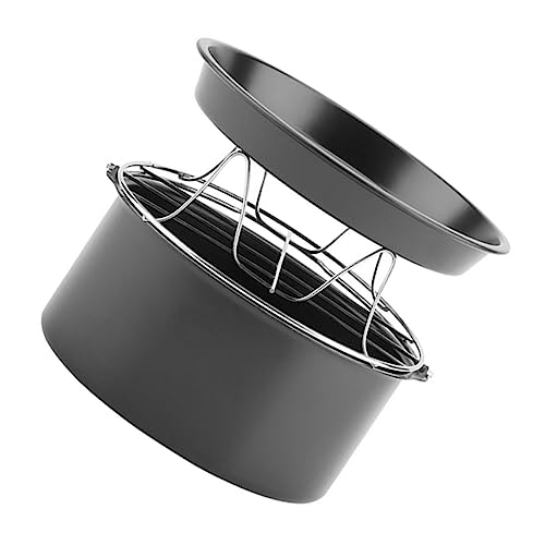 TIDTALEO 1 Satz Air Fryer Zubehör Set Teiliges Backform Set mit Dampfgitter für Vielseitiges Frittieren Backen und Grillen für Kuchen und Aufläufe von TIDTALEO