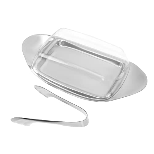 TIDTALEO 1 Satz Butterdose mit Deckel Multifunktionale Servierplatte für Butter und Desserts zur Aufbewahrung von Snacks und Frischen Lebensmitteln Design für Partys TIDTALEO 1 Satz Butterdose mit Deckel Multifunktionale Servierplatte für Butter und Desserts zur Aufbewahrung von Snacks und Frischen Lebensmitteln Design für Partys von TIDTALEO