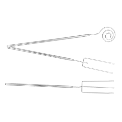 TIDTALEO 1 Satz Fondue Gabeln Teilig mit Ergonomischem Griff für Hot Pot Grill Barbecue Fach Spiralförmig Fach Gabeln Vielseitig Einsetzbar von TIDTALEO