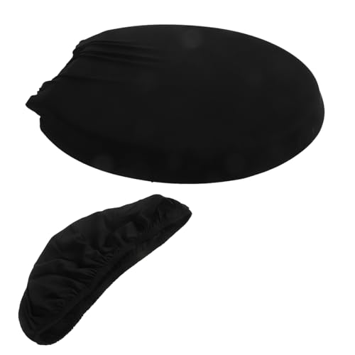 TIDTALEO 1 Satz Staubschutz für den Toilettentank Hygiene platzsparend Toilettenwassertankabdeckung groß geformt Kissen WC-Tank-Pad- atmungsaktive toilettenauflage Polyester Black von TIDTALEO