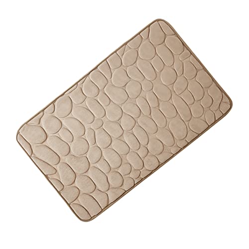 TIDTALEO rutschfeste Badezimmermatte aus Memory Baumwolle Wasserabsorbierende Fußmatte für Toiletten und Küchentüren Waschbar Langlebig Bequem von TIDTALEO