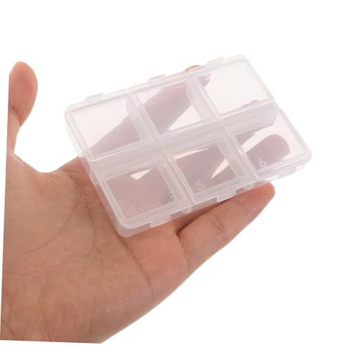 TIDTALEO 10 Stück Teiliges Kleine Durchsichtige Kunststoff aufbewahrungsboxen mit Verstellbaren Fächern Transparente Schmuck Perlenbox für DIY projekte zur Organisierten Aufbewahrung TIDTALEO 10 Stück Teiliges Kleine Durchsichtige Kunststoff aufbewahrungsboxen mit Verstellbaren Fächern Transparente Schmuck Perlenbox für DIY projekte zur Organisierten Aufbewahrung von TIDTALEO