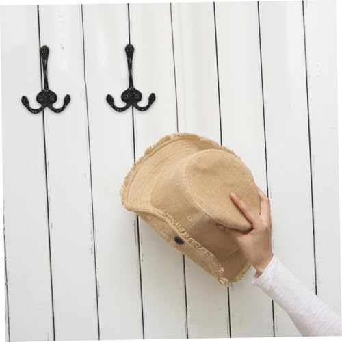 TIDTALEO 10 Stück Teiliges Metall wandhaken Robustem Eisen Multifunktional zum Aufhängen von Mantel Handtuch Rucksack für Garderobe Bad und Küche Langlebig und Platzsparend von TIDTALEO