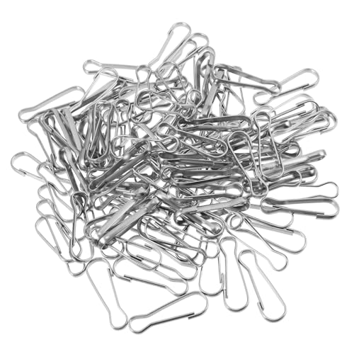 TIDTALEO 100 Stück Federhaken Metallclips Spring Hanger Vielseitig Belastbar Robust Rostfrei für Lampenaufhängung Fensterdeko und Dekoration TIDTALEO 100 Stück Federhaken Metallclips Spring Hanger Vielseitig Belastbar Robust Rostfrei für Lampenaufhängung Fensterdeko und Dekoration von TIDTALEO
