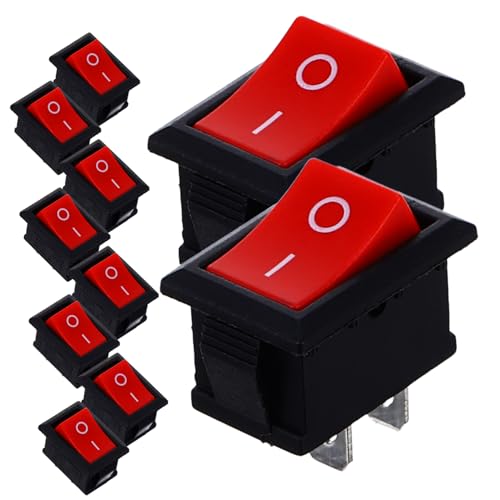 TIDTALEO 10Stücke Rocker Switch Elektrischer Wippschalter für Elektronische Geräte Positionen ohne Kabel Robuste Schaltverbindung für DIY Projekte TIDTALEO 10Stücke Rocker Switch Elektrischer Wippschalter für Elektronische Geräte Positionen ohne Kabel Robuste Schaltverbindung für DIY Projekte von TIDTALEO