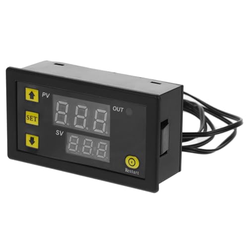TIDTALEO 12V Timing Relay Board Digital Temperatur Controller Modul mit LCD Anzeige Kompakt und Benutzerfreundlich für Präzise Temperaturüberwachung und Vielseitige von TIDTALEO