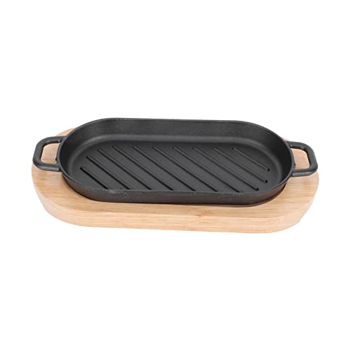 TIDTALEO 1Satz Gusseisen Grillplatte Nicht Stick Steakplatte für Fleisch Fisch für Gasgrill Holzkohlegrill Hohe Wärmeleitfähigkeit Perfektes Grillzubehör TIDTALEO 1Satz Gusseisen Grillplatte Nicht Stick Steakplatte für Fleisch Fisch für Gasgrill Holzkohlegrill Hohe Wärmeleitfähigkeit Perfektes Grillzubehör von TIDTALEO