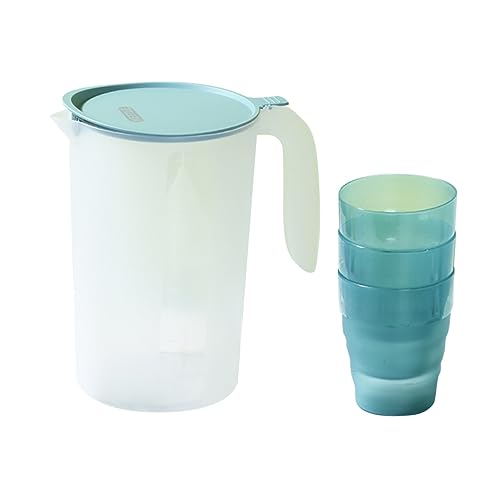 TIDTALEO 1Satz Haushalts Wasserkaraffe Saftpitcher mit Lebensmittelechtes Material Auslaufsicher für Partys und Zuhause von TIDTALEO