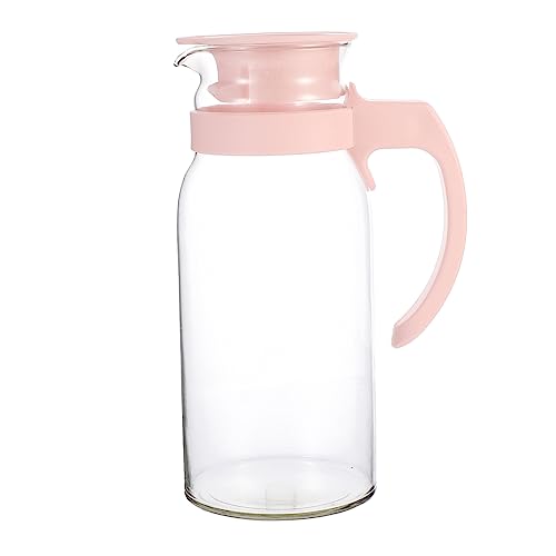 TIDTALEO Wasserkocher 1100ml Auslaufsicherer Teekessel Rosa Wasserflasche für Kühlschrank und Haushalt Kälte und Hitzebeständig für Wasser und Tee von TIDTALEO
