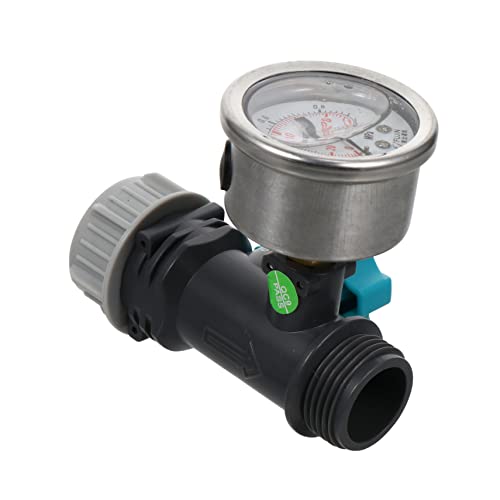 TIDTALEO 1Stück Manometer Wasser Druckadapter für Gartenbewässerung Präziser Wasserdruckregler für Gartenbedarf und Sichere Bewässerungssysteme TIDTALEO 1Stück Manometer Wasser Druckadapter für Gartenbewässerung Präziser Wasserdruckregler für Gartenbedarf und Sichere Bewässerungssysteme von TIDTALEO