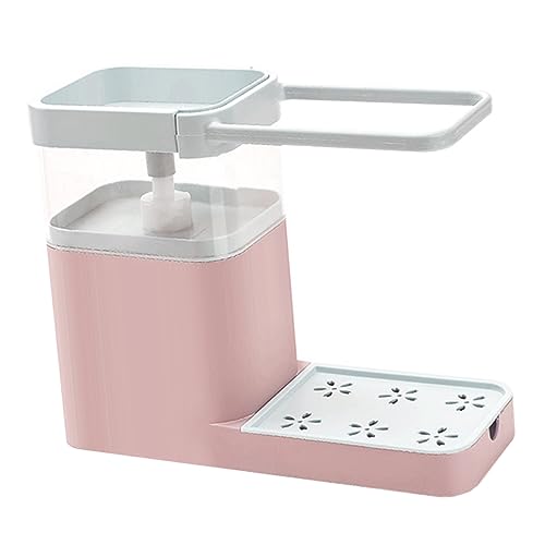TIDTALEO Automatischer Flüssigseifenspender Waschmittelspender Aus Pp Manueller Seifenspender Mit Handdruckfunktion Für Spülmittel Seifenverteiler Für Küche Und Bad von TIDTALEO