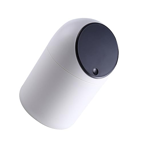 TIDTALEO 1Stück Mini Desktop Mülleimer mit Deckel Kompakter Abfallbehälter für Büro und Zuhause aus Hochwertigem Material für Schreibtisch und Recycling von TIDTALEO