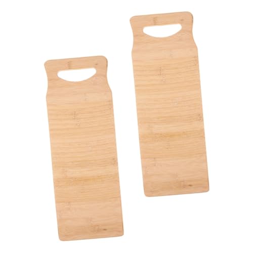 TIDTALEO 2 Stück Handwaschbrett aus Holz mit Ergonomischem und Rutschfester Oberfläche für Effektives Waschen von Kleidung Kompakt und Platzsparend für Hausgebrauch von TIDTALEO