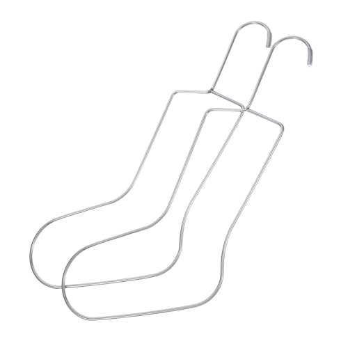 TIDTALEO 2stücke Edelstahl Sockenblocker Für Strick Und Häkelarbeiten Socken Trockenbügel Für Effektives Trocknen Und Präsentieren Handgestrickter Socken von TIDTALEO