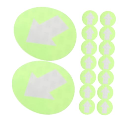 TIDTALEO 20 Stück Teiliges Reflektierendes Trail Markers Grüne Wasserfeste Pvc pfeilschilder für Outdoor Camping Hohe Sichtbarkeit Langlebige Markierungen für Wanderwege und Jagd von TIDTALEO