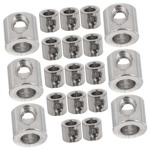 TIDTALEO 20 Stück Teiliges Stahlseilklemmen aus Robustem Eisen Selbstsicherndes Kabelbefestigungssystem Verstellbare Drahtseilklemmen für Festen Halt Kleiner Kabel Langlebig und Einfach zu TIDTALEO 20 Stück Teiliges Stahlseilklemmen aus Robustem Eisen Selbstsicherndes Kabelbefestigungssystem Verstellbare Drahtseilklemmen für Festen Halt Kleiner Kabel Langlebig und Einfach zu von TIDTALEO