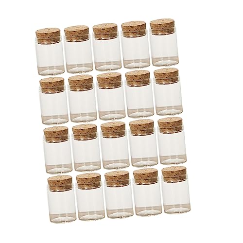 TIDTALEO 20stücke Mini-glasflaschen Mit Korken Transparente Teelagerbehälter Für Zuhause Und Partys Für Kleine Fläschchen Und -projekte TIDTALEO 20stücke Mini-glasflaschen Mit Korken Transparente Teelagerbehälter Für Zuhause Und Partys Für Kleine Fläschchen Und -projekte von TIDTALEO