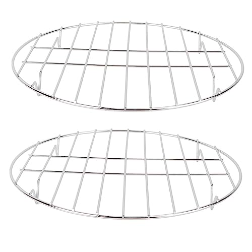 TIDTALEO 2Stücke Grillständer für Steak und Bbq Rundes Design für Burger Meeresfrüchte und Gemüse und Hitzebeständig für Outdoor Camping TIDTALEO 2Stücke Grillständer für Steak und Bbq Rundes Design für Burger Meeresfrüchte und Gemüse und Hitzebeständig für Outdoor Camping von TIDTALEO